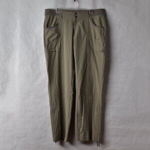 Kuhl Durango Nylon Cargo Hiking Pants Women's 14R Regular Beige